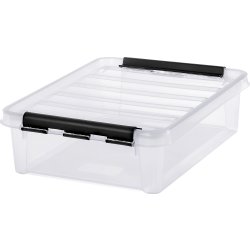 SmartStore Classic plastlåda inkl. lock, 8L, låg