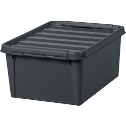 Smartstore Återvunnen plastlåda inkl. lock, 14L