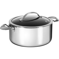 Scanpan HaptIQ-gryta med glaslock, 4,8 liter.