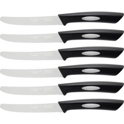 Scanpan Classic Steakknive, Sort, 6 stk.