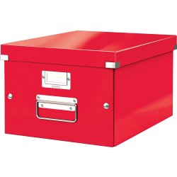 Förvaringslåda Leitz Click & Store, Medium, röd 