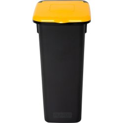 Style papperskorg med lock, 20 L, gul