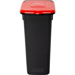 Style papperskorg med lock, 20 L, röd