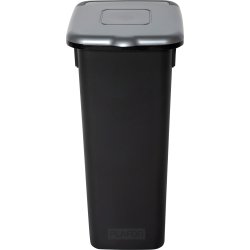 Style papperskorg med lock, 20 L, grå