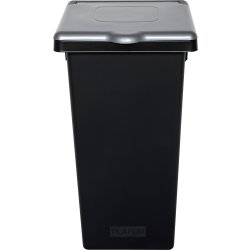 Style papperskorg med lock, 53 L, grå