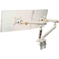 BakkerElkhuizen Flexible dual Monitor Arm, hvid