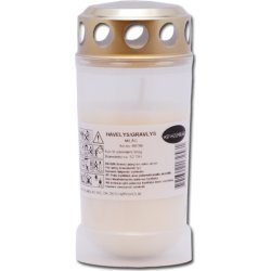 Gravbelysning med lock, Vit, 52 timmar