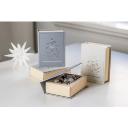 Xocolatl Christmas book, Grey, 125 g