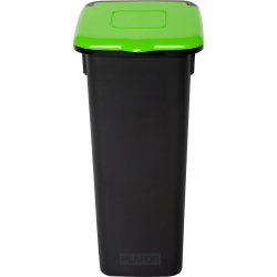 Style papperskorg med lock, 20 L, grön
