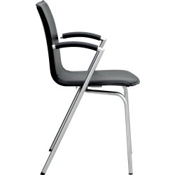 Four Design, G2 mødestol, sort/krom