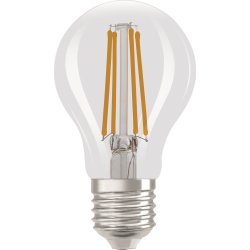 Osram LED Standardlampa klar E27, 6,5W=60W, dimbar