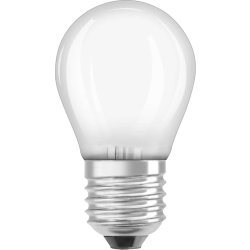 Osram Retro LED-kronlampa matt E27, 5,5W=60W