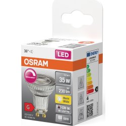 Osram LED Spotpære GU10, 3,4W=35W, dæmpbar