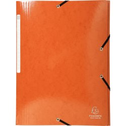 Exacompta Iderama Snoddmapp, 3 flikar, orange