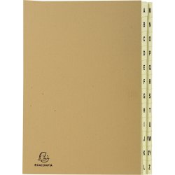 Exacompta Sorteringsmapp, A-Z, brun