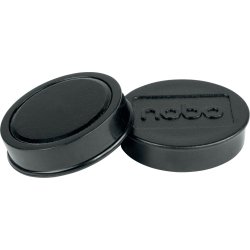 Nobo whiteboardmagneter Ø38 mm, svart, 10 st
