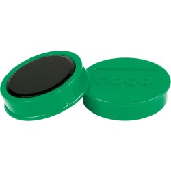 Nobo whiteboardmagneter Ø38 mm, grön, 10 st.