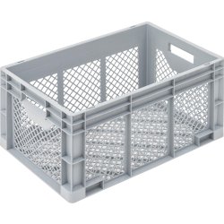 Förvaringslåda perforerad 65 liter, 60x40x32 cm