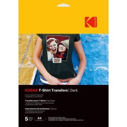 Kodak Dark Textile Transfer Paper, A4, 5 st.