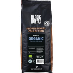 Black Coffee Roasters Organic helbønner, 1000g