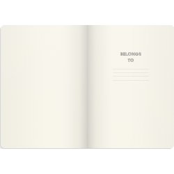 Burde Deluxe Notesbog, B5, linjeret, brown