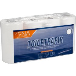 Toalettpapper 3-lager | 64 rullar | Vit | Nyfiber