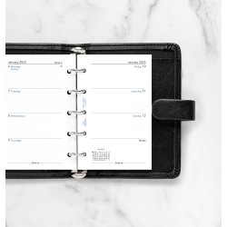 Filofax 2025 Refill | Mini | Uge | Engelsk
