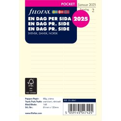 Filofax 2025 Refill | Pocket | Dag