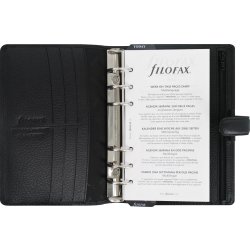 Filofax Finsbury Kalenderomslag | Personal | Sort