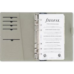 Filofax Domino Kalenderomslag | Personal | Sort