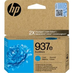 HP 937e EvoMore Original blækpatron, Cyan