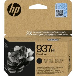 HP 937e EvoMore Original blækpatron, Sort