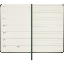 Moleskine 2025 Kalender | H | Uge | Poc. | Grøn