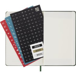 Moleskine 2025 Kalender | H | Uge | Poc. | Grøn