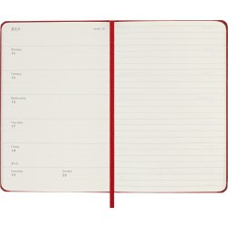 Moleskine 2025 Kalender | H | Uge | Poc. | Rød