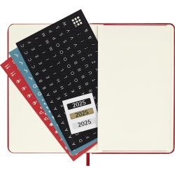 Moleskine 2025 Kalender | H | Uge | Poc. | Rød