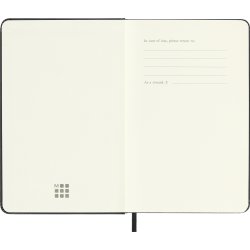 Moleskine 2025 Kalender | H | Uge h. | Poc. | Sort