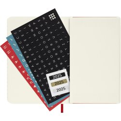 Moleskine 2025 Kalender | S | Uge | Poc. | Rød