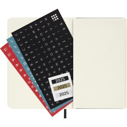 Moleskine 2025 Kalender | S | Uge | Poc. | Sort