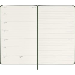 Moleskine 2025 Kalender | H | Uge | L | Grøn