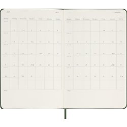 Moleskine 2025 Kalender | H | Uge | L | Grøn