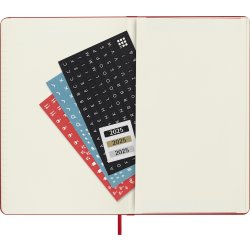 Moleskine 2025 Kalender | H | Uge | L | Rød