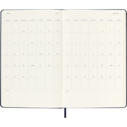 Moleskine 2025 Kalender | H | Uge | L | Blå