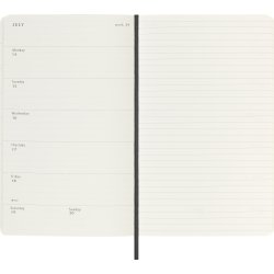 Moleskine 2025 Kalender | S | Uge | L | Sort