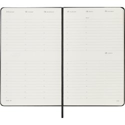 Moleskine 2025 Kalender | H | Uge v. | L | Sort