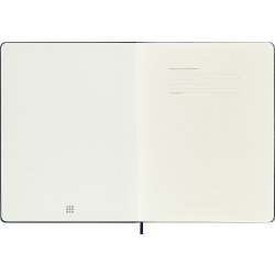 Moleskine 2025 Kalender | H | Uge | XL | Blå