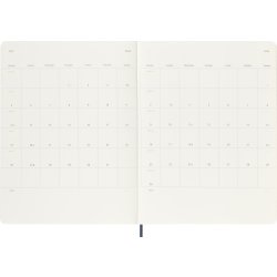 Moleskine 2025 Kalender | S | Uge | XL | Blå