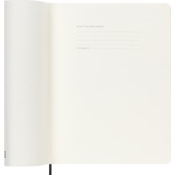 Moleskine 2025 Kalender | S | Uge | XL | Sort