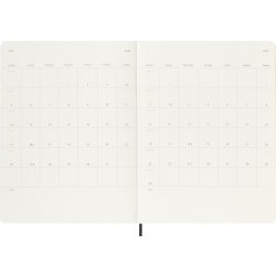 Moleskine 2025 Kalender | S | Uge | XL | Sort