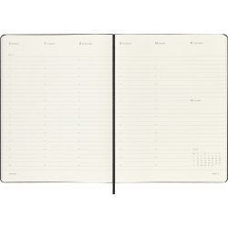 Moleskine 2025 Kalender | H | Uge Pro v. | XL